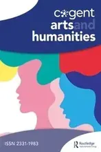 Portada de la revista Cogent Arts & Humanities